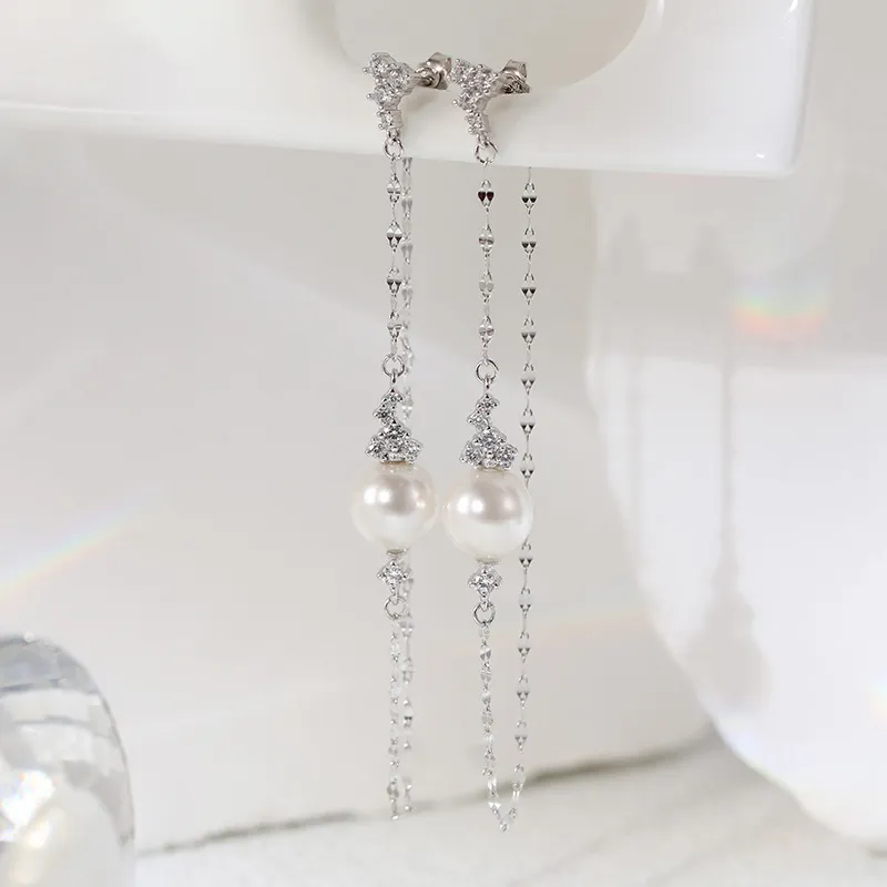 KING TAI FOOK S925 Silver Earrings Women's-4