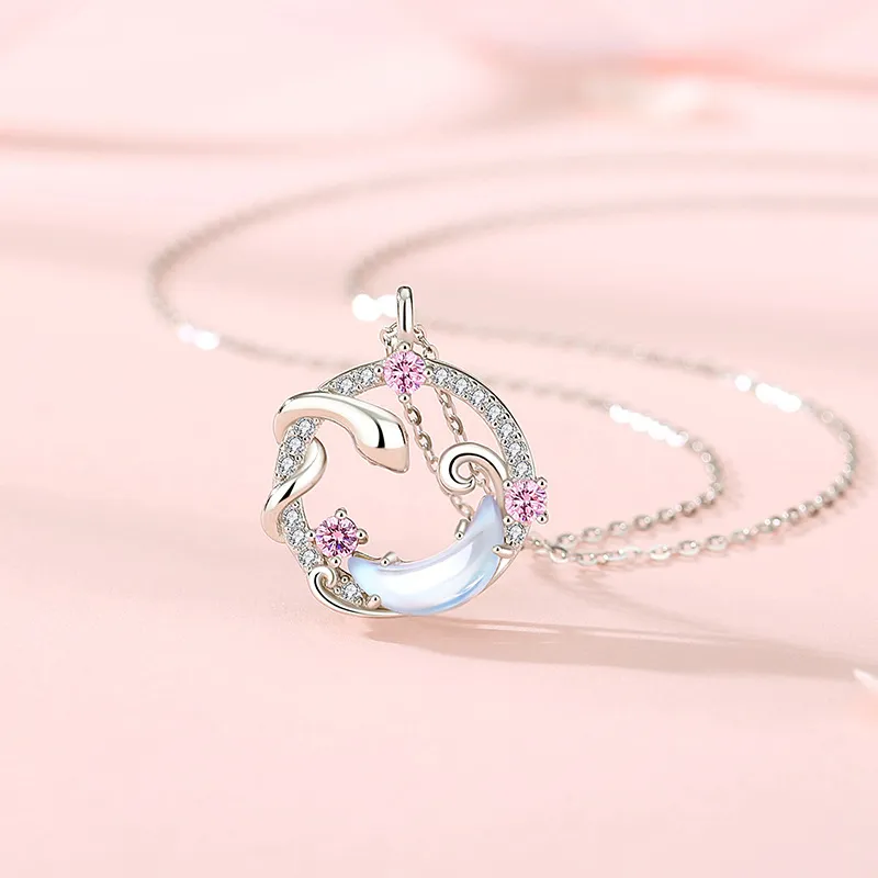 KING TAI FOOK 925 Sterling Silver Necklaces Women's-4
