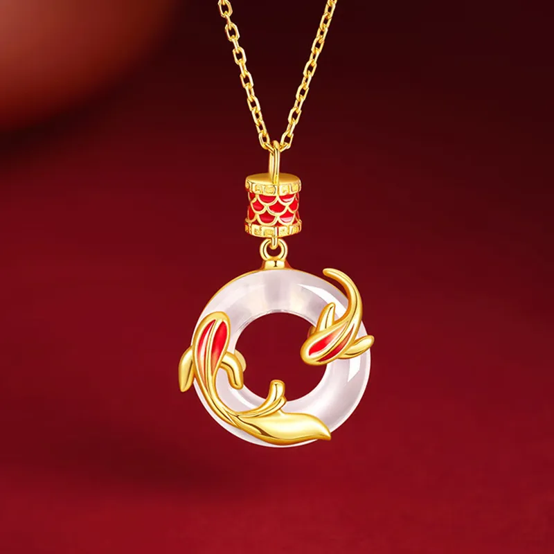 KING TAI FOOK Chalcedony Necklaces Women's-4