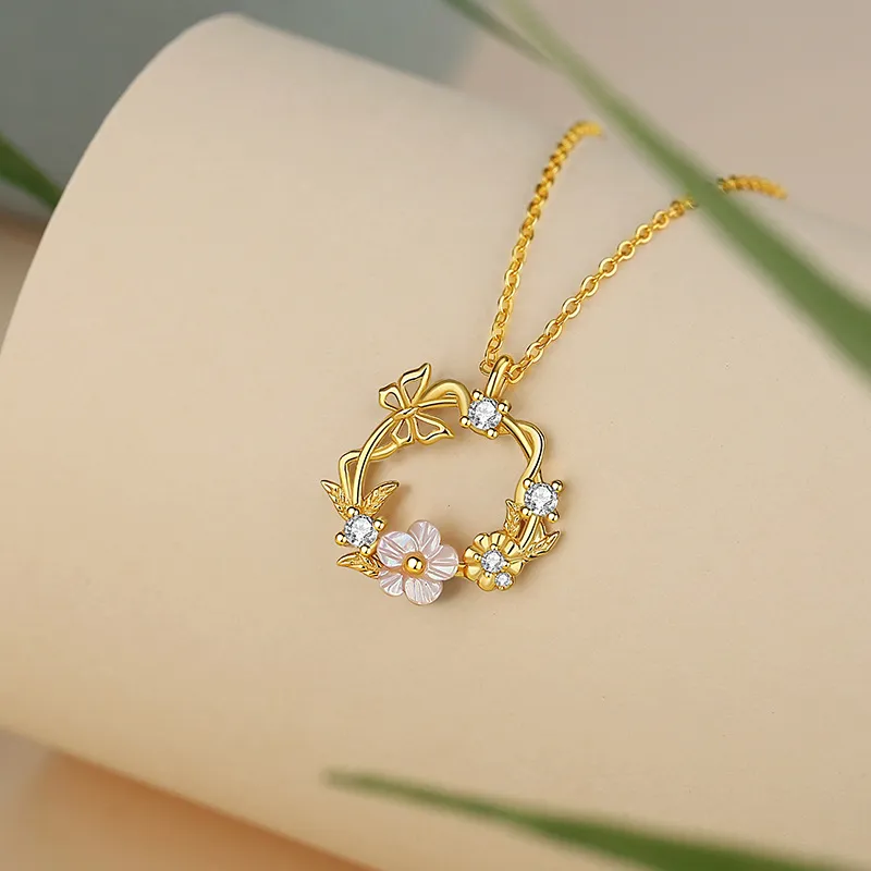 KING TAI FOOK 925 Sterling Silver Necklaces Women's-5