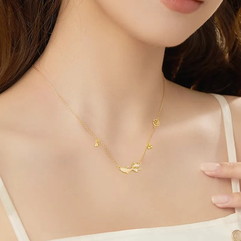 KING TAI FOOK S925 Silver Necklaces Women's-2