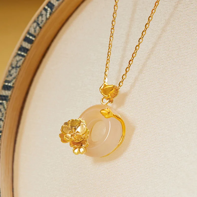 KING TAI FOOK Chalcedony Necklaces Women's-3