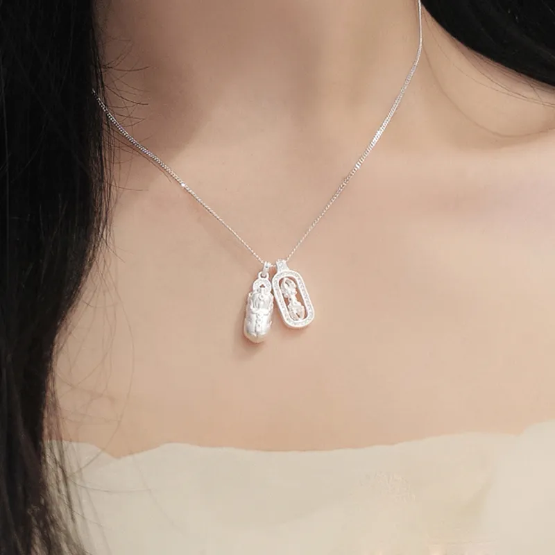 KING TAI FOOK 925 Sterling Silver Necklaces Unisex-5