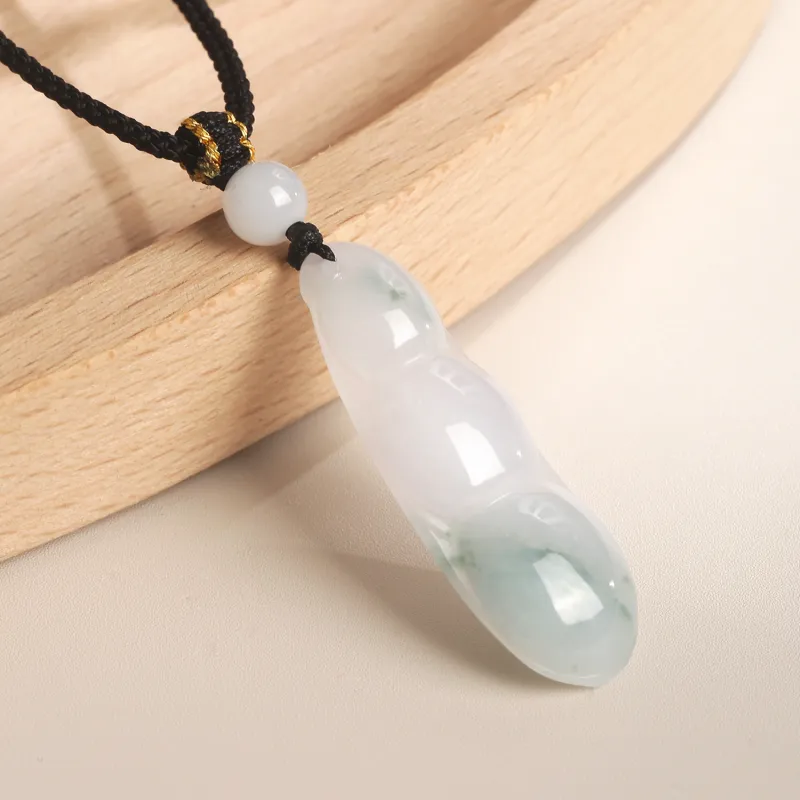 KING TAI FOOK Bean Type Jadeite Necklaces Unisex-3