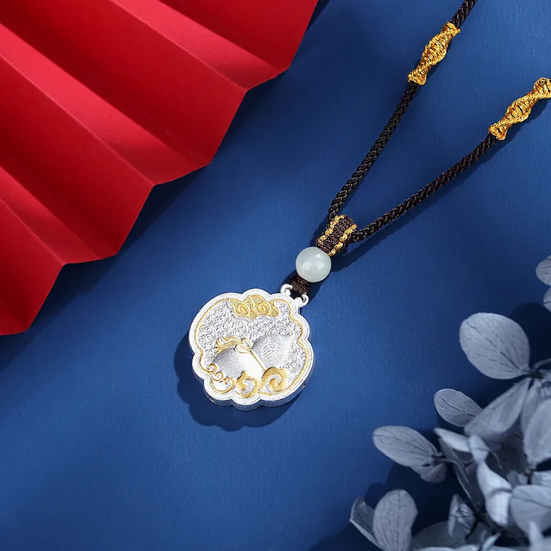 KING TAI FOOK 999 Fine Silver Necklaces Women's-4