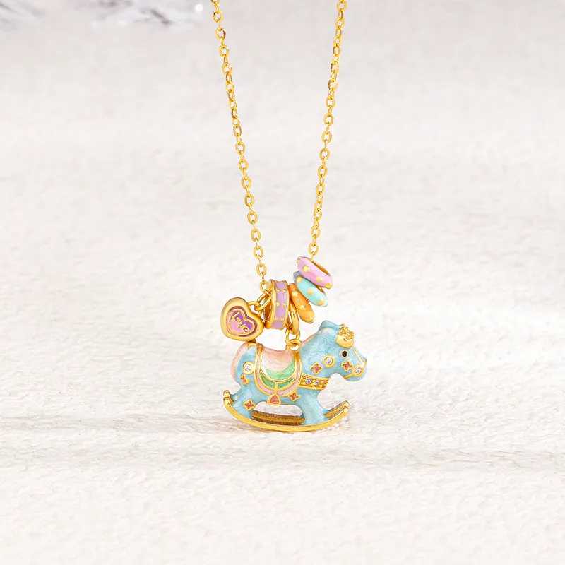 KING TAI FOOK 925 Sterling Silver Necklaces Women's-1