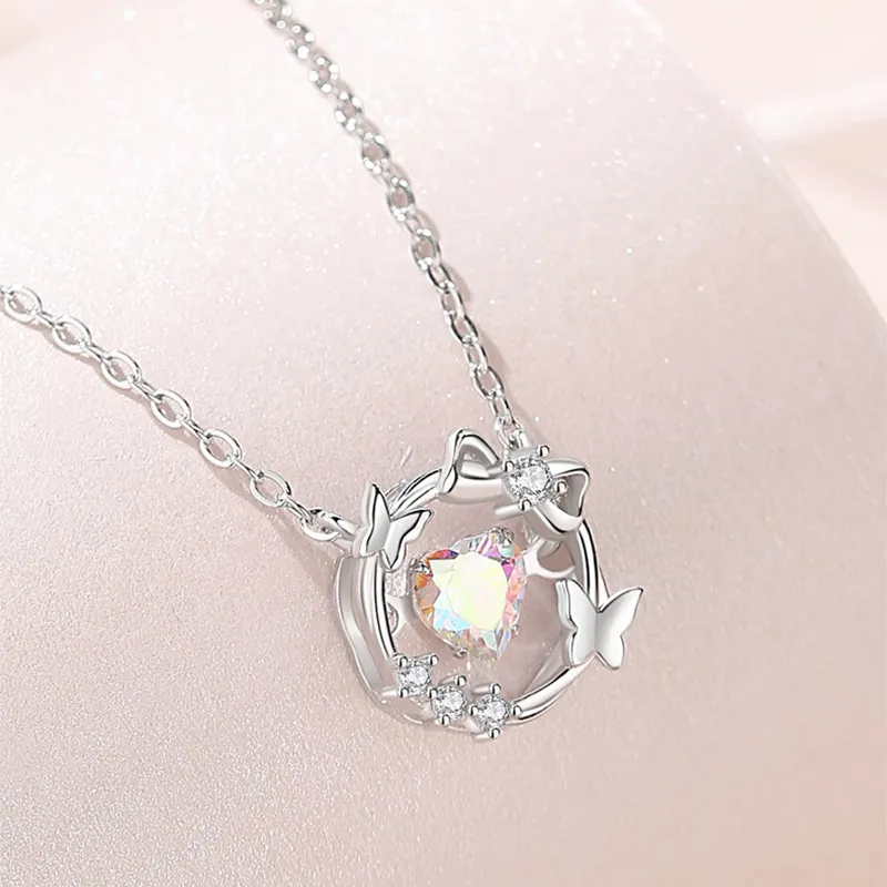 KING TAI FOOK S925 Silver Necklaces Women's-2