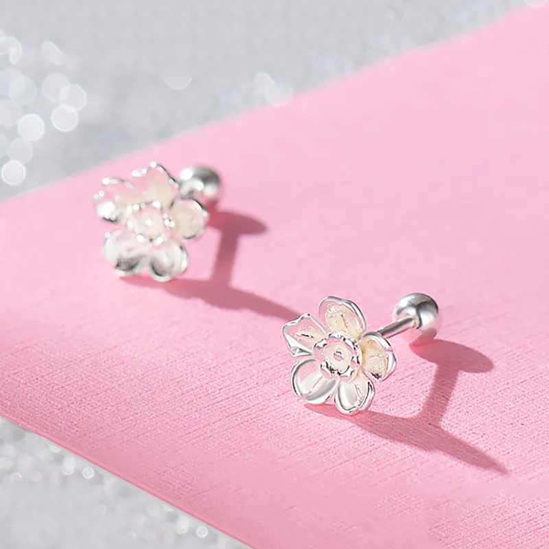 KING TAI FOOK S999 Fine Silver Stud Earrings Women's-2