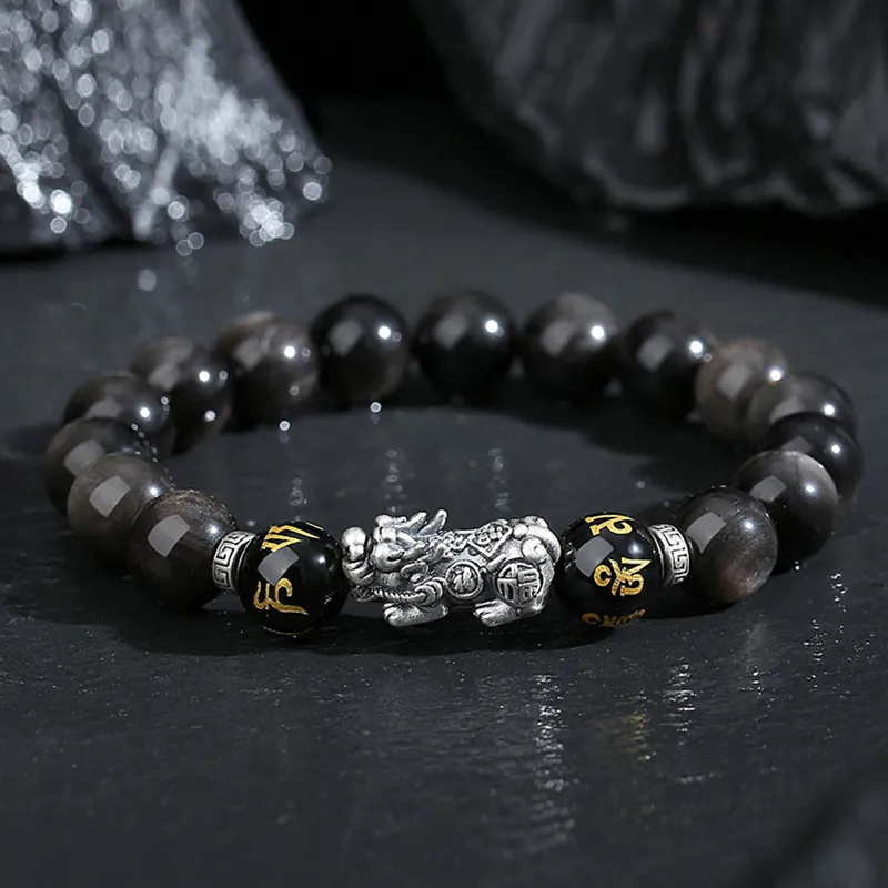KING TAI FOOK Obsidian Bracelets Men's-1