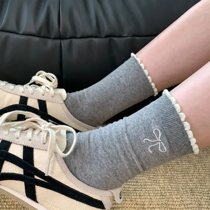 LUNNIFEIYA Mid Calf Socks Women's Combo Set-3