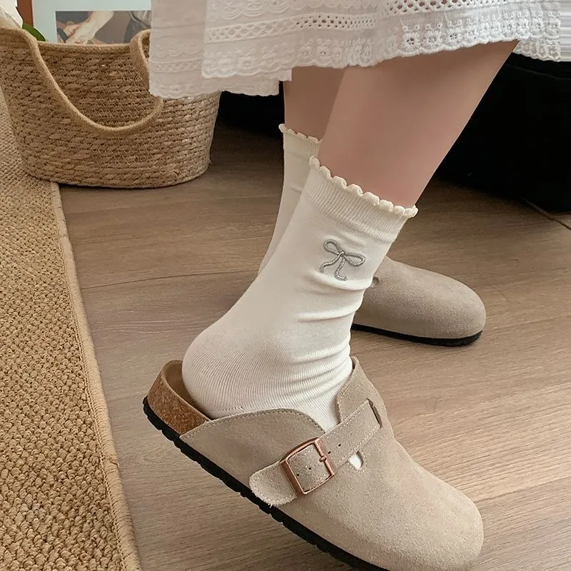 LUNNIFEIYA Mid Calf Socks Women's Combo Set-27