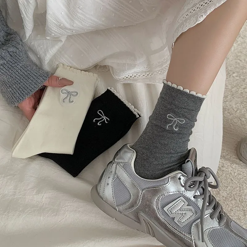 LUNNIFEIYA Mid Calf Socks Women's Combo Set-19