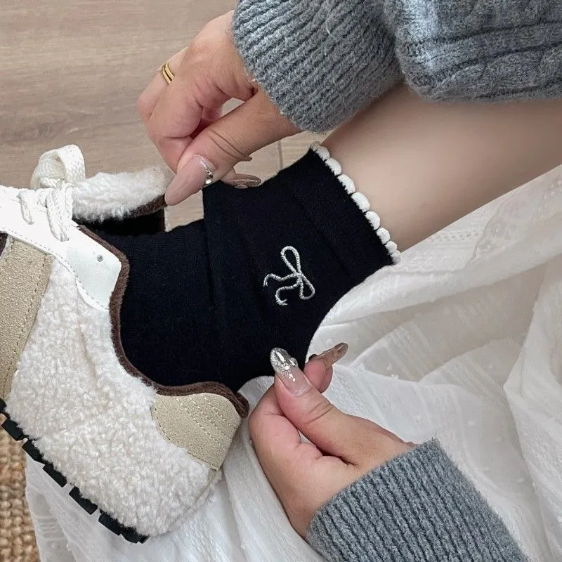 LUNNIFEIYA Mid Calf Socks Women's Combo Set-1