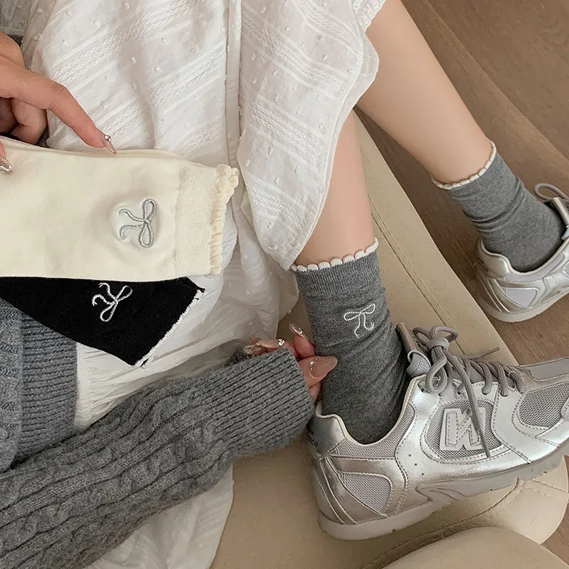 LUNNIFEIYA Mid Calf Socks Women's Combo Set-21