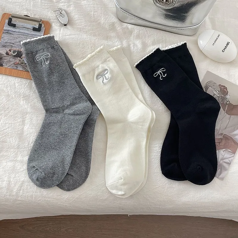 LUNNIFEIYA Mid Calf Socks Women's Combo Set-15