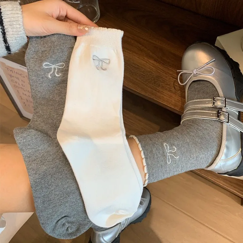 LUNNIFEIYA Mid Calf Socks Women's Combo Set-23