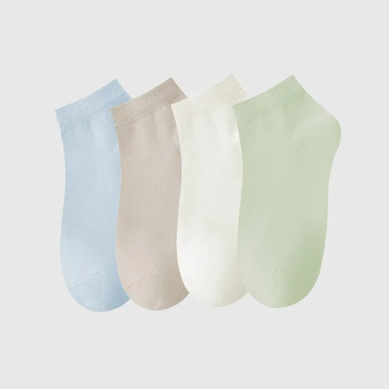 Inside The Orange Ankle Socks Women's 4 Pack-7