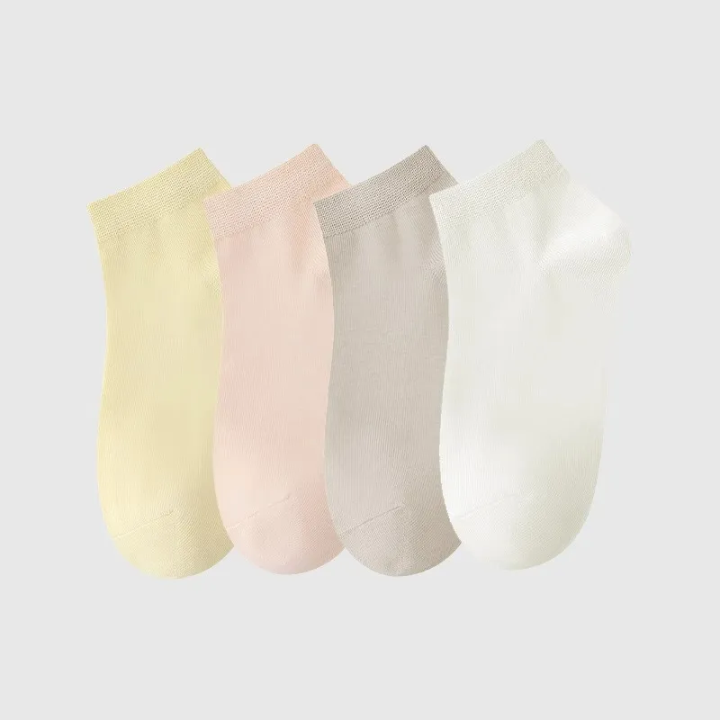 Inside The Orange Ankle Socks Women's 4 Pack-1