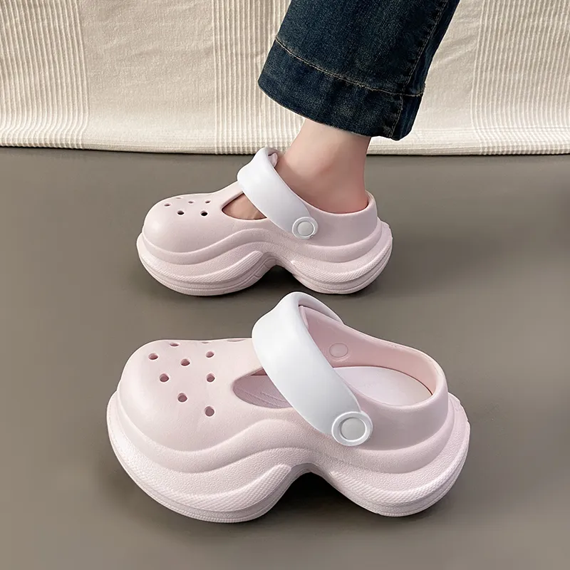 VAEL Cloud Plain Shoes Clogs Women's-6