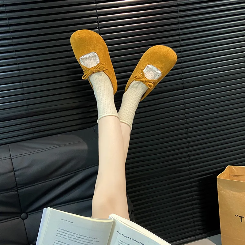 VAEL Rubber Sole Stitching Odor Resistant Abrasion Resistant Slip Resistant Antibacterial Closed Toe Slippers Women's-2