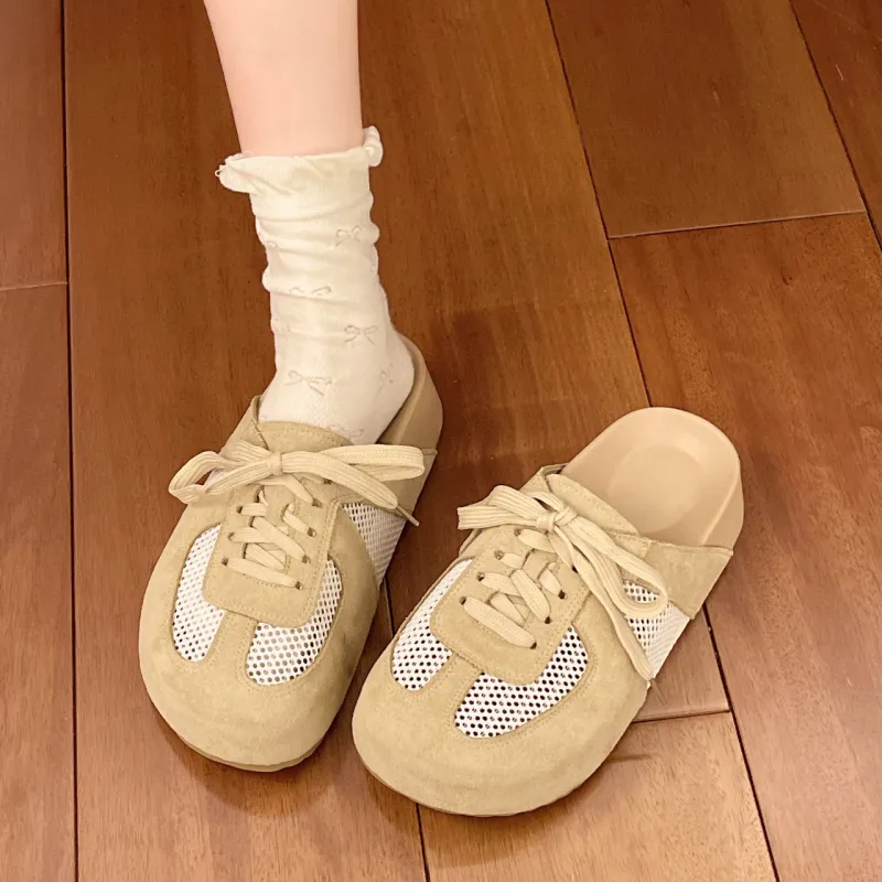 VAEL Rubber Sole Odor Resistant Abrasion Resistant Slip Resistant Antibacterial Closed Toe Slippers Women's-11