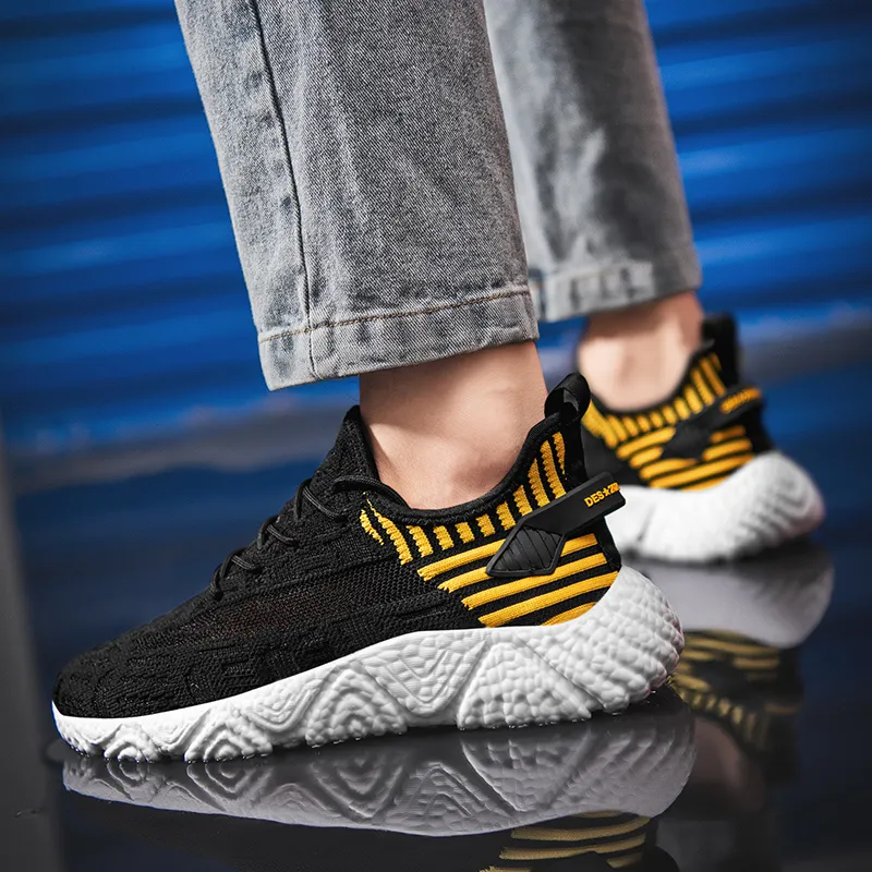 VAEL Cushioning, Slip Resistant, Abrasion Resistant, Breathable Coverage Low Top Casual Shoes Men's-10