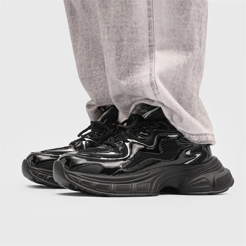 VAEL Cushioned Wear Resistant Coverage Low Top Chunky Sneakers Unisex-13