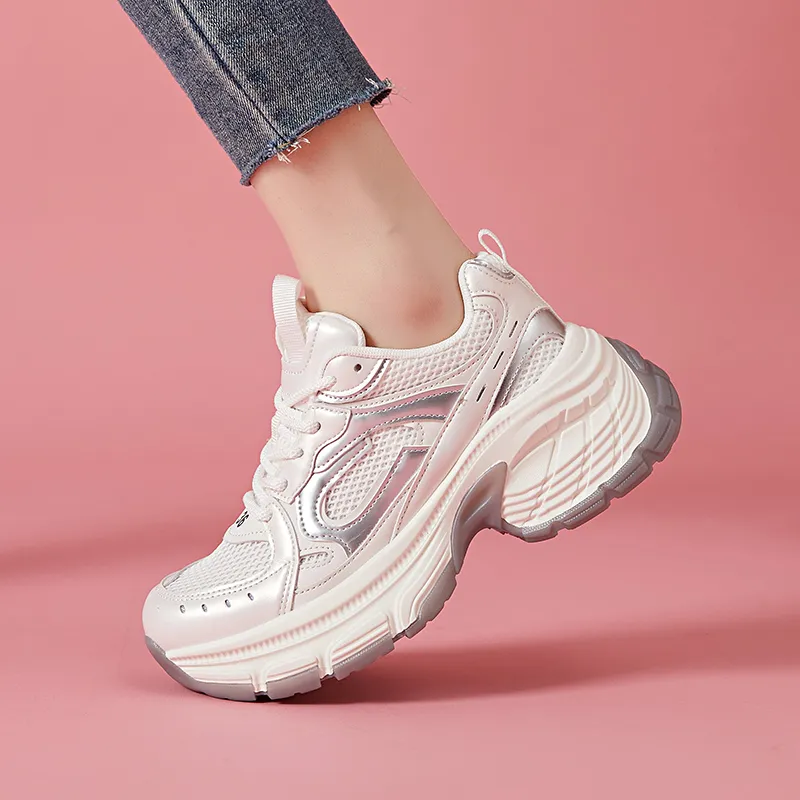 VAEL Cushioned Wear Resistant Coverage Low Top Chunky Sneakers Women's-3