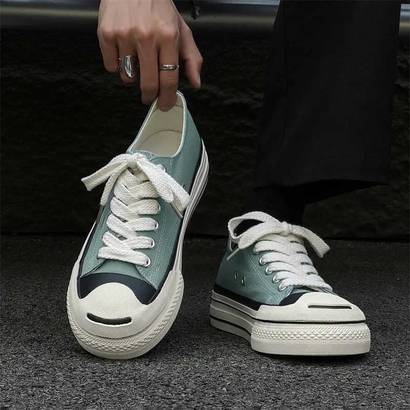 VAEL Slip Resistant, Abrasion Resistant, Breathable, Lightweight Coverage Low Top Canvas Shoes Men's-17