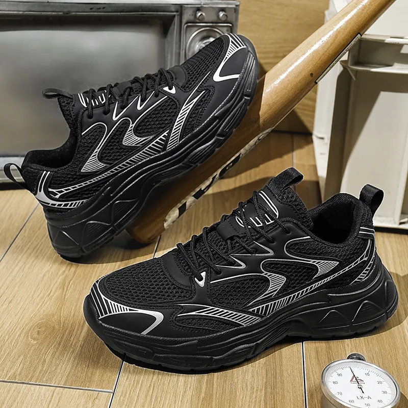 VAEL Fashion Vintage Trendy Shoe Collection Cushioning Slip Resistant Low Top Chunky Sneakers Men's-14