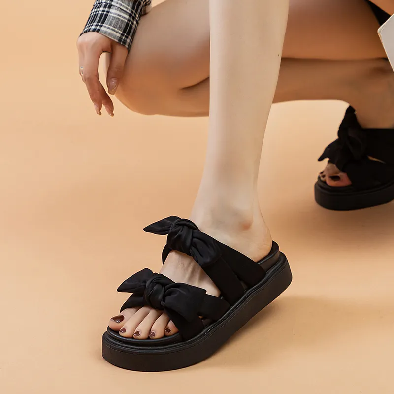 VAEL Slide Slippers Women's Black-2