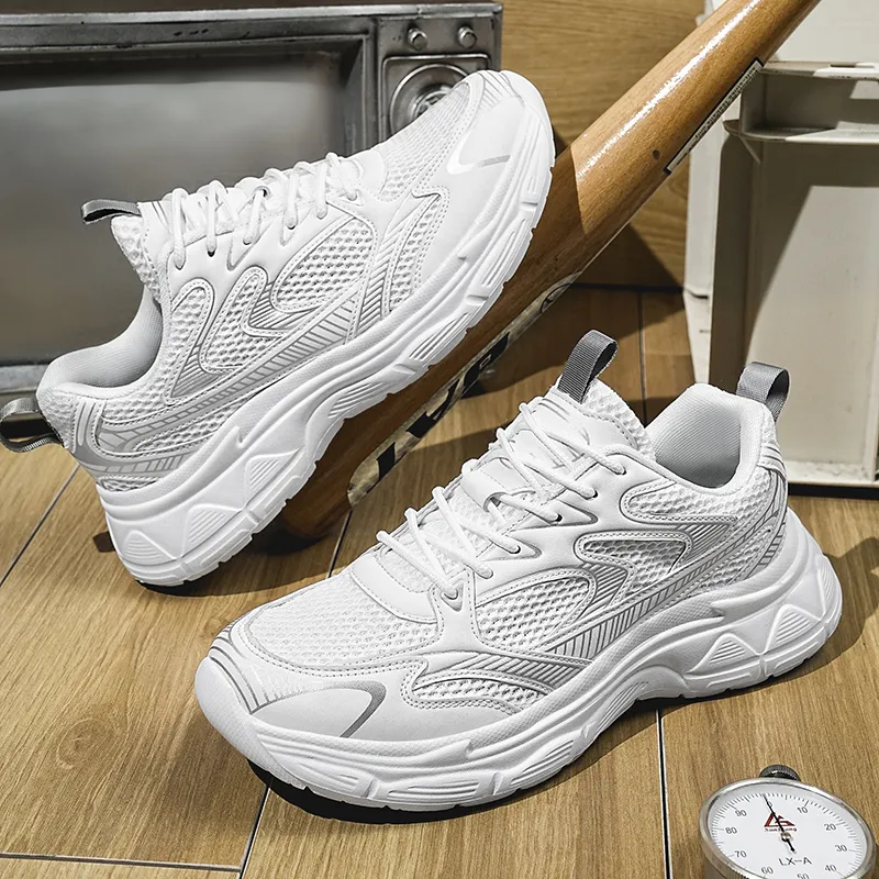 VAEL Fashion Vintage Trendy Shoe Collection Cushioning Slip Resistant Low Top Chunky Sneakers Men's-5