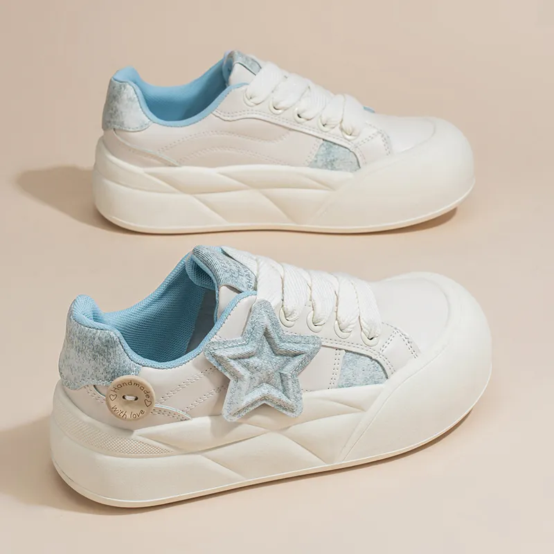 VAEL Lotus Pond At Night Low Top Skateboard Shoes Women's-3