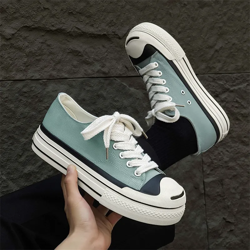 VAEL Slip Resistant, Abrasion Resistant, Breathable, Lightweight Coverage Low Top Canvas Shoes Men's-18