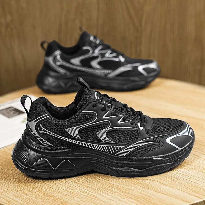VAEL Fashion Vintage Trendy Shoe Collection Cushioning Slip Resistant Low Top Chunky Sneakers Men's-12