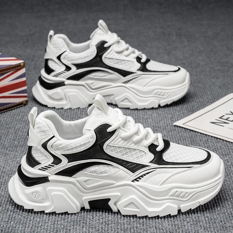 VAEL Cushioning, Slip Resistant, Abrasion Resistant, Breathable Coverage Low Top Chunky Sneakers Men's-13