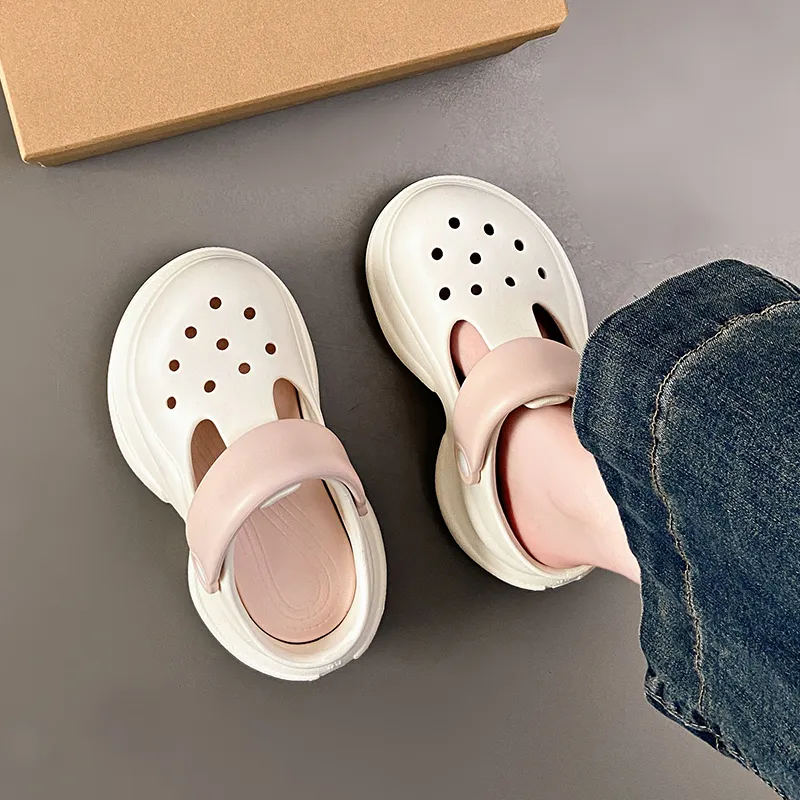 VAEL Cloud Plain Shoes Clogs Women's-13