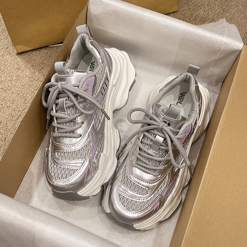 VAEL Cushioning Breathable Moisture-Wicking Low-Top Chunky Sneakers Unisex-13
