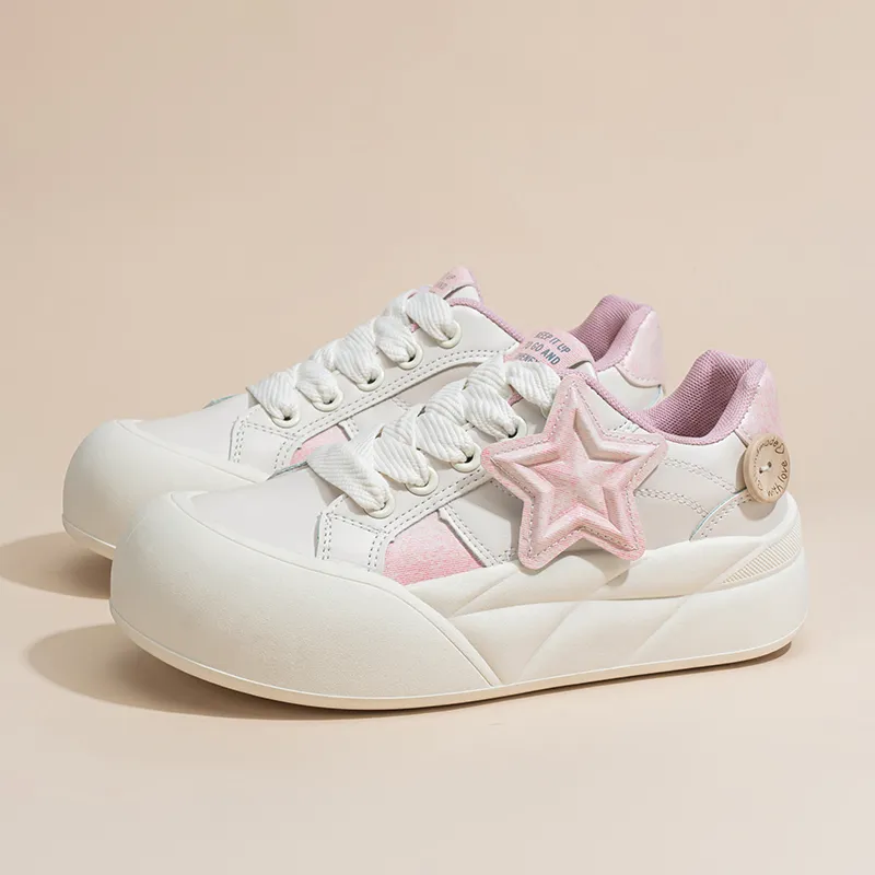 VAEL Lotus Pond At Night Low Top Skateboard Shoes Women's-11