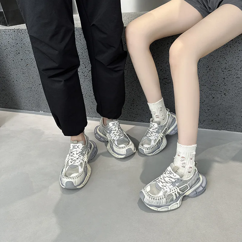 VAEL Cushioning, Slip Resistant, And Breathable Low Top Chunky Sneakers Unisex-6