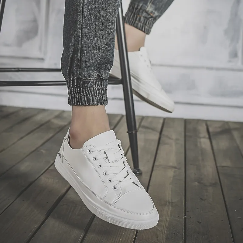 VAEL Low Top Skateboard Shoes Unisex White-8