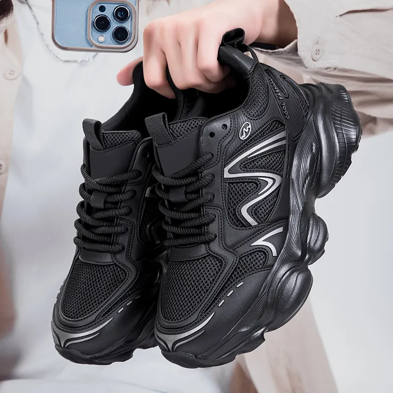 VAEL Cushioning Breathable Moisture-Wicking Low-Top Chunky Sneakers Unisex-9