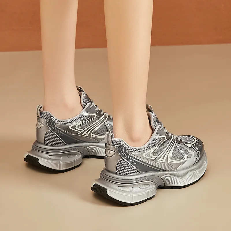 VAEL Cushioned Wear Resistant Coverage Low Top Chunky Sneakers Women's-8