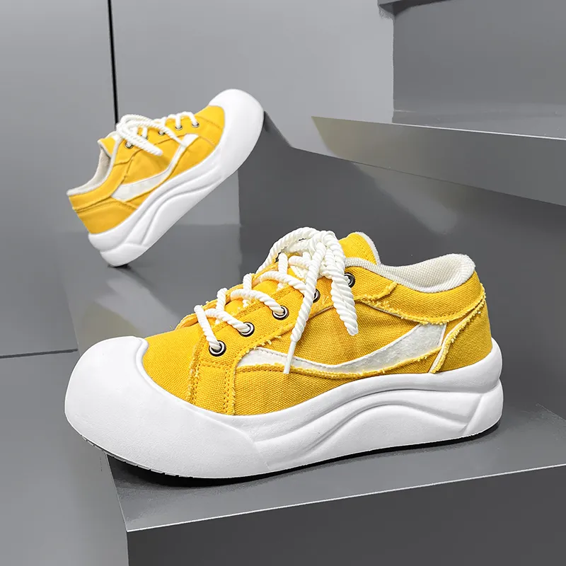VAEL Canvas Shoes Men Low Top-14