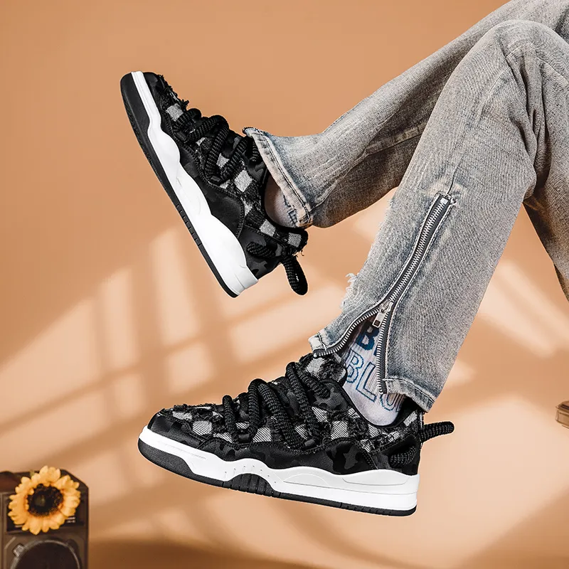VAEL Slip Resistant Water Resistant Low Top Skateboard Shoes Unisex-16