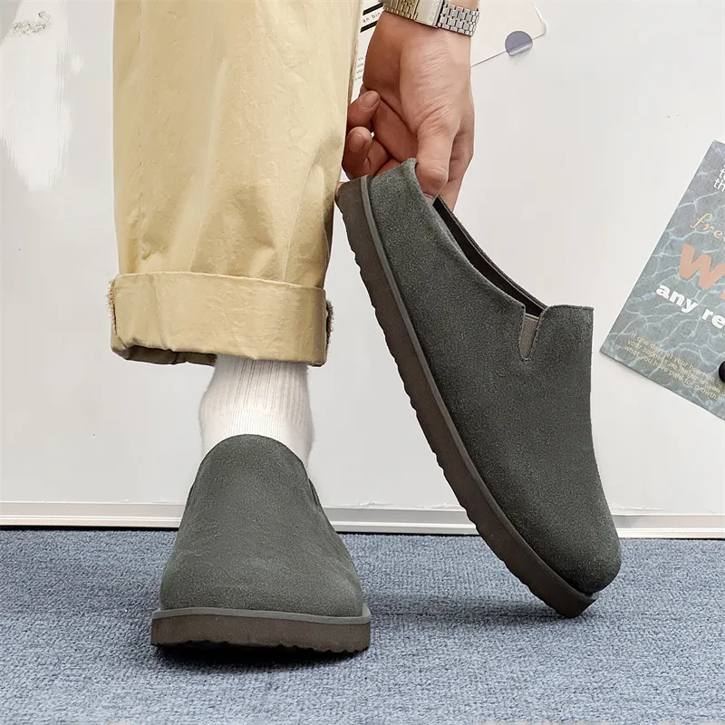 VAEL Rubber Sole Quiet Odor Resistant Abrasion Resistant Slip Resistant Massage Closed Toe Slippers Unisex-5