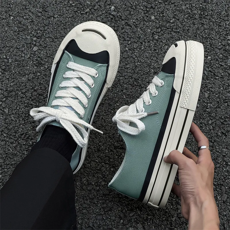 VAEL Slip Resistant, Abrasion Resistant, Breathable, Lightweight Coverage Low Top Canvas Shoes Men's-16