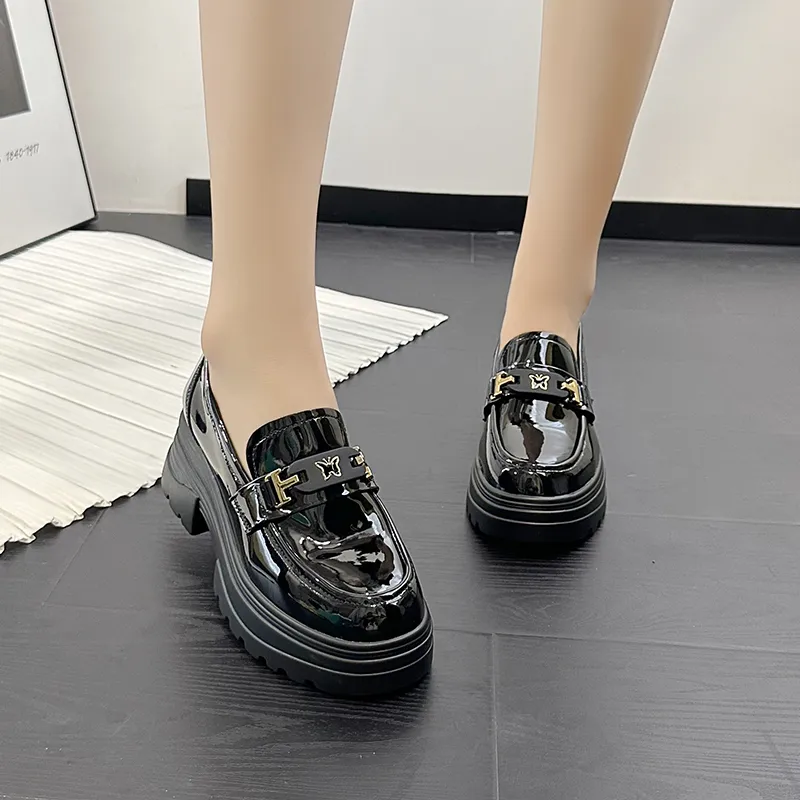 VAEL Loafers Platform Women's Black-2