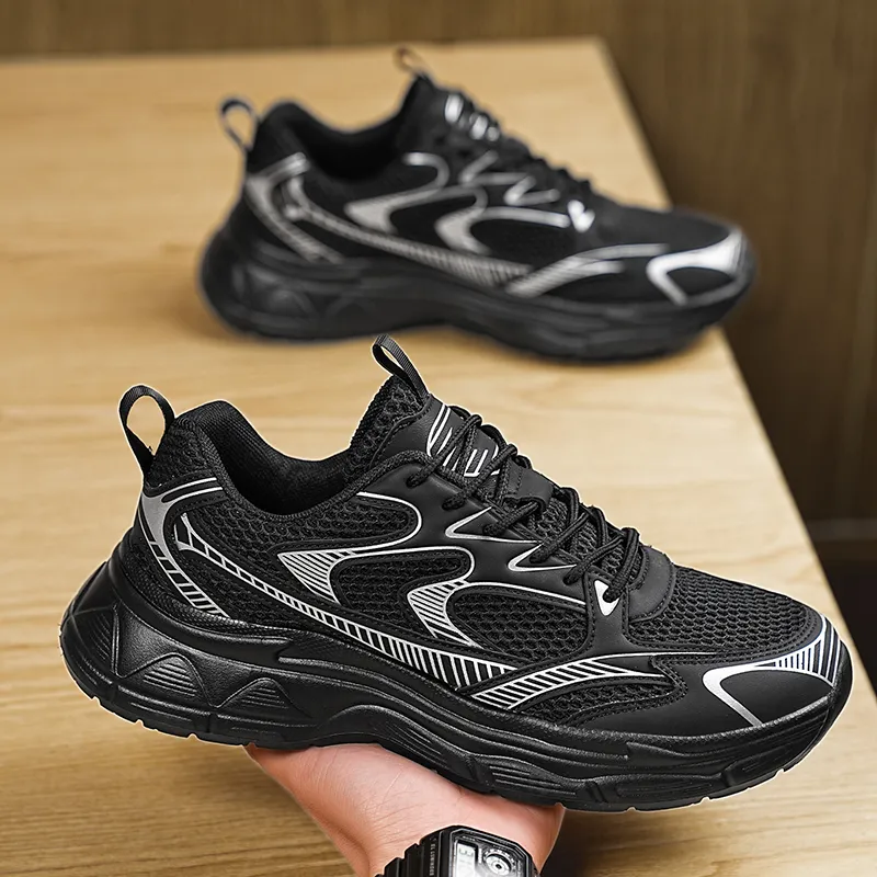 VAEL Fashion Vintage Trendy Shoe Collection Cushioning Slip Resistant Low Top Chunky Sneakers Men's-13