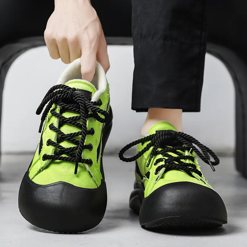 VAEL Canvas Shoes Men Low Top-3